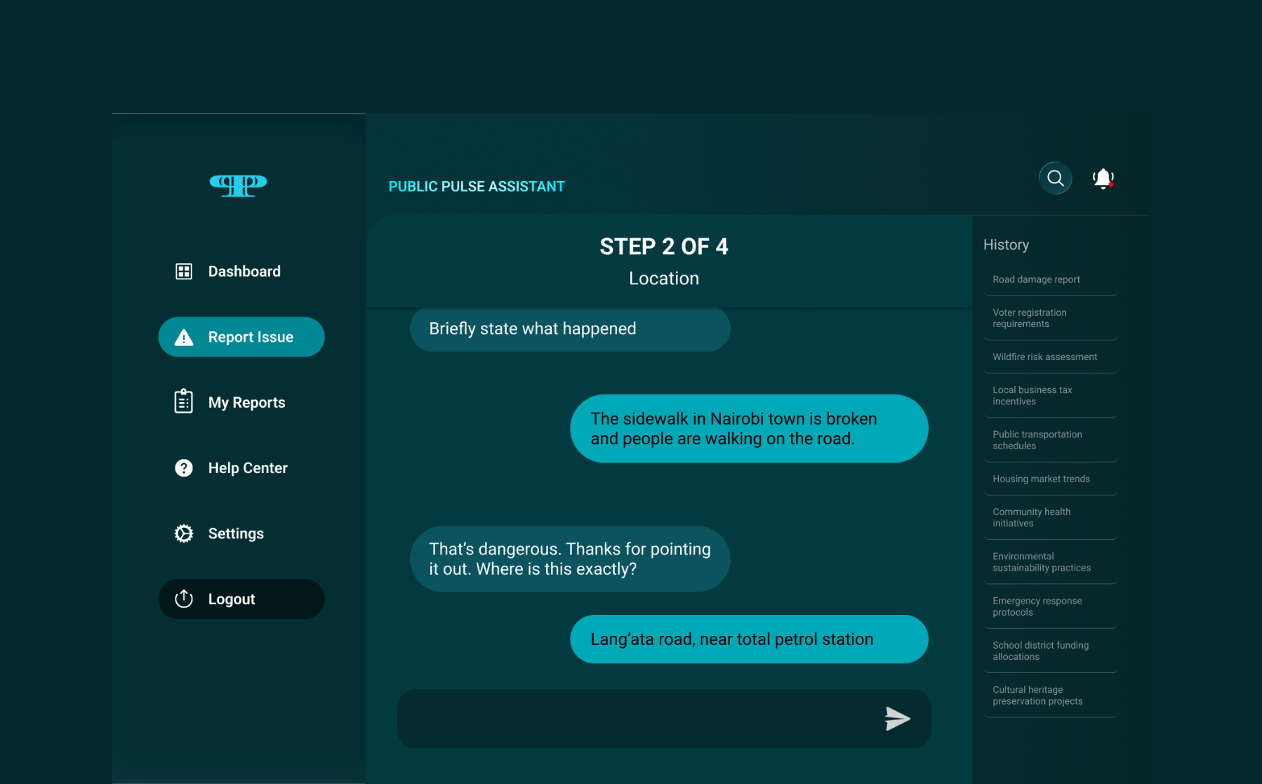 05 — Step 2 of 4: Location